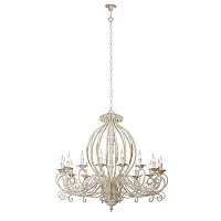 Люстра подвесная V1023/16 Vitaluce без плафона на 16 ламп, основание бежевое в стиле классический Люстра подвесная V1023/16 Vitaluce без плафона на 16 ламп, основание бежевое в стиле классический